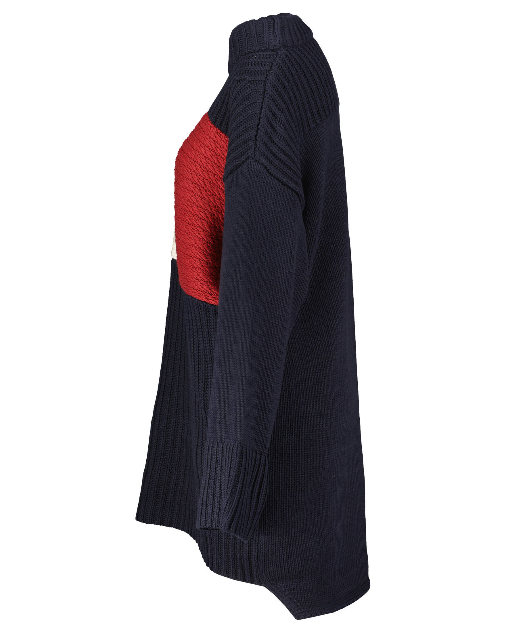 Tommy Hilfiger| Damen Strickkleid THE FLAG ICON FUNNEL Langarm