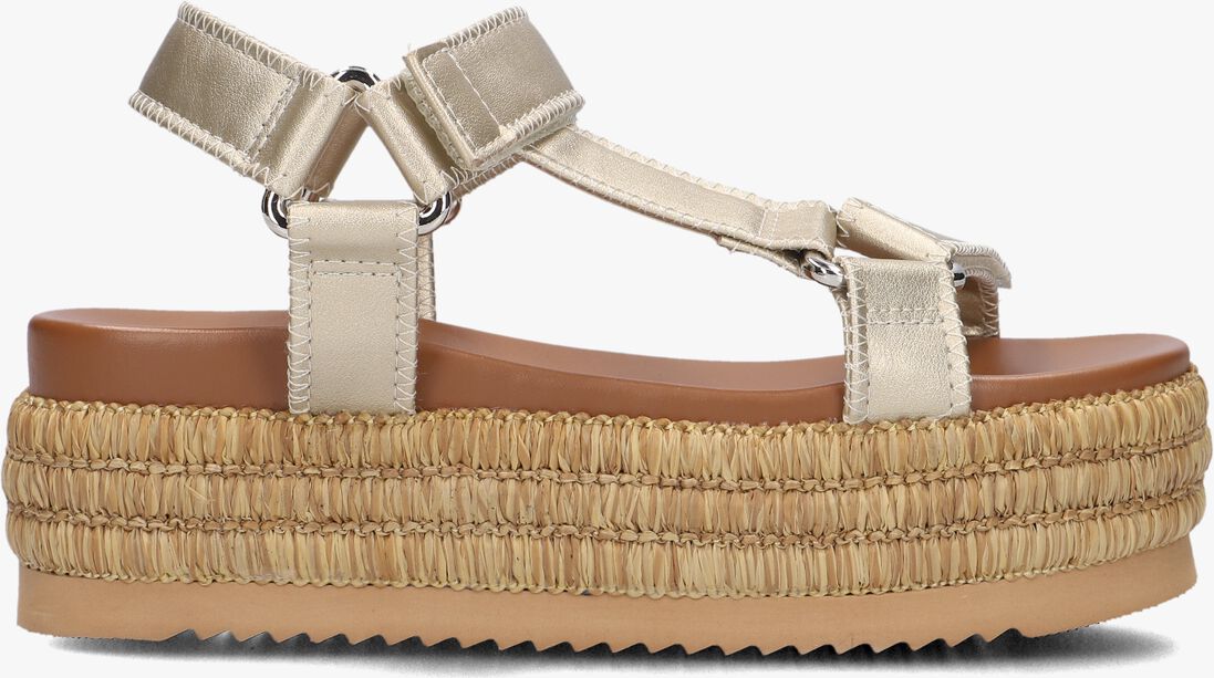 gouden blasz platte sandalen cls14351