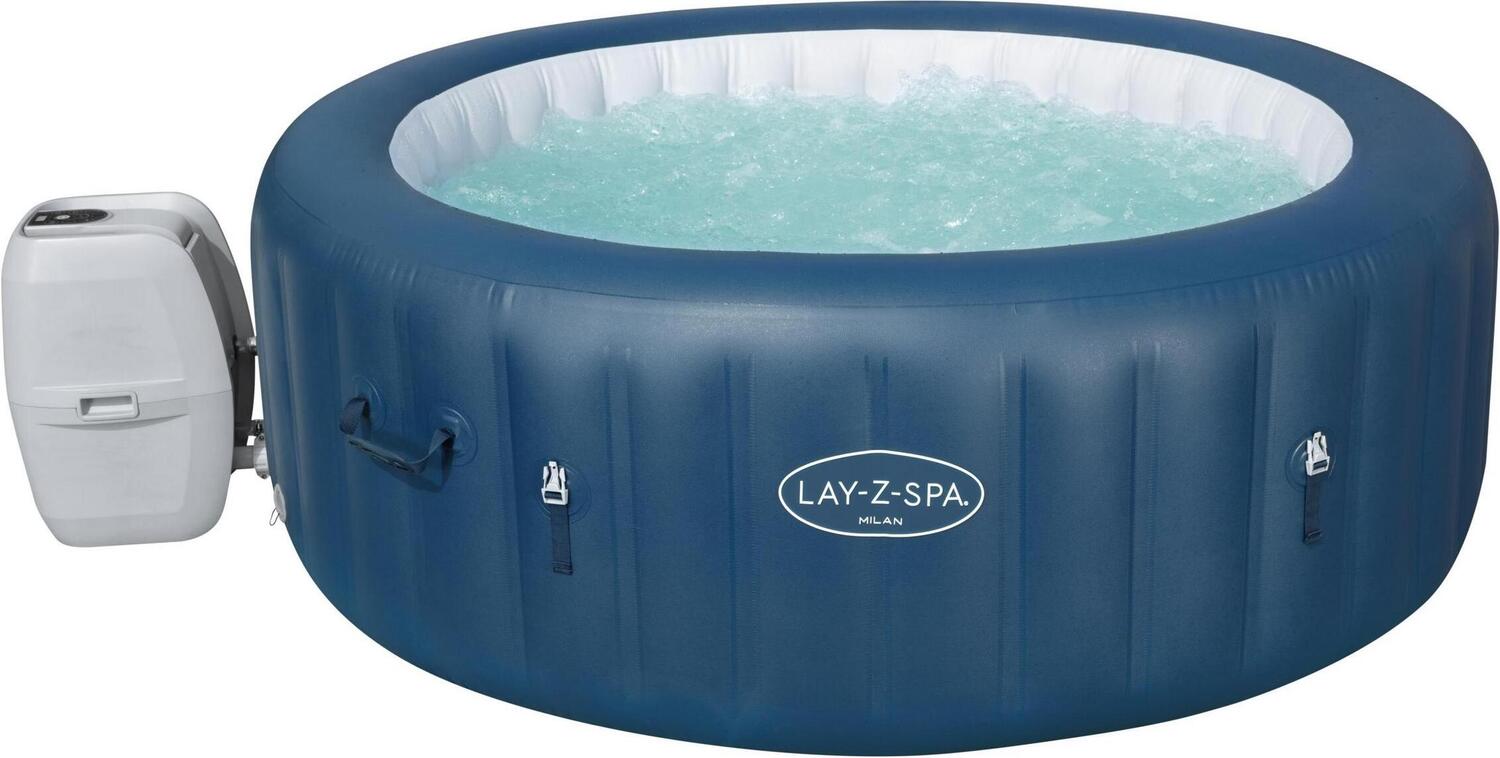 Bestway opblaasbare jacuzzi Lay-Z-Spa Milan met pomp D 196 H 71 cm