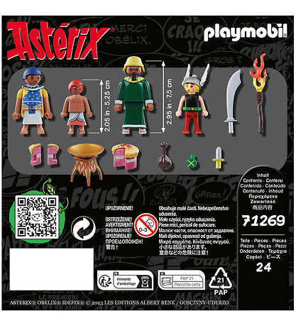 Playmobil Asterix - Criminalis? vergifteter Kuchen - 24 Teile -