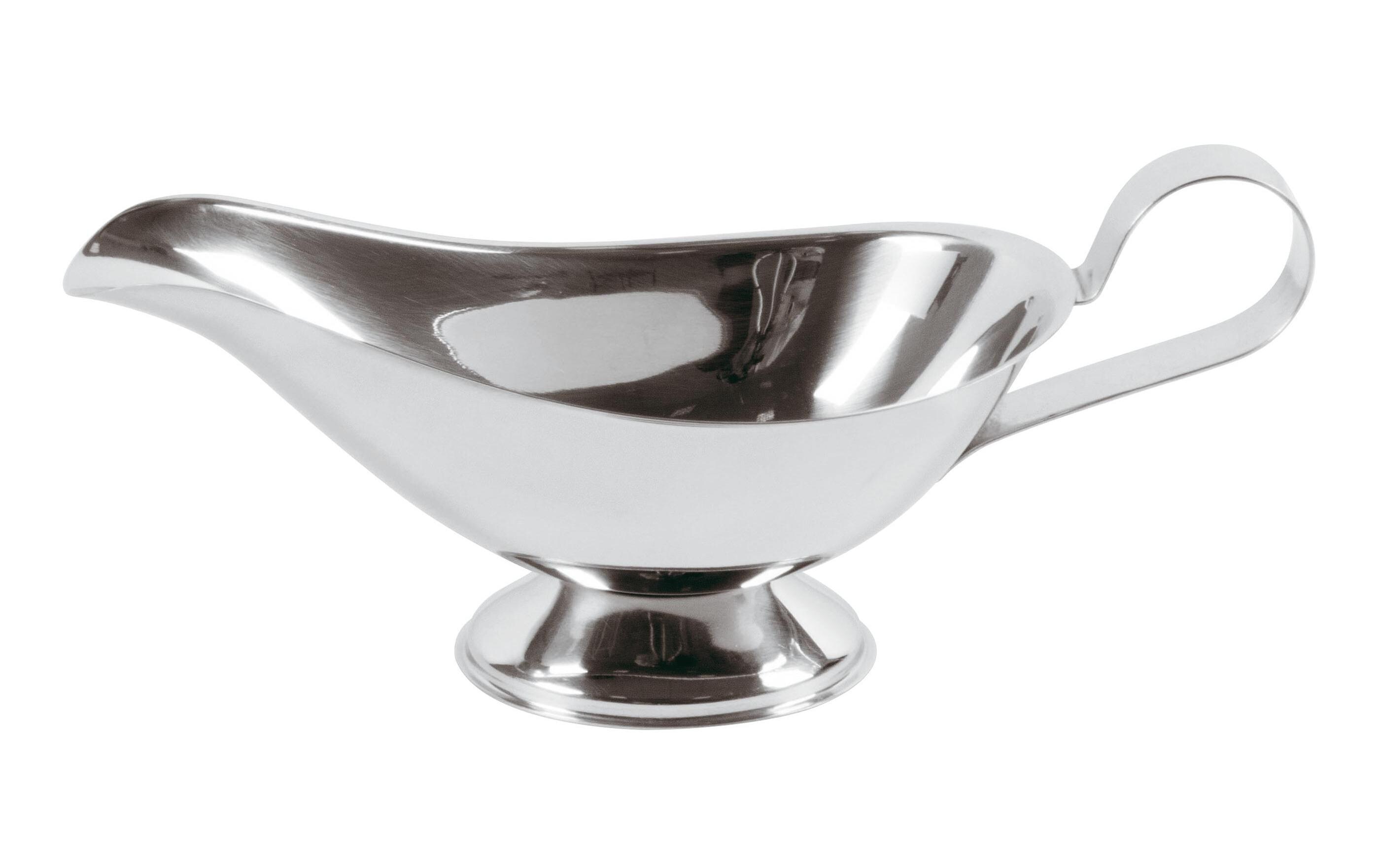 Saucenschale 1 Stück, SilberSauciere aus Edelstahl