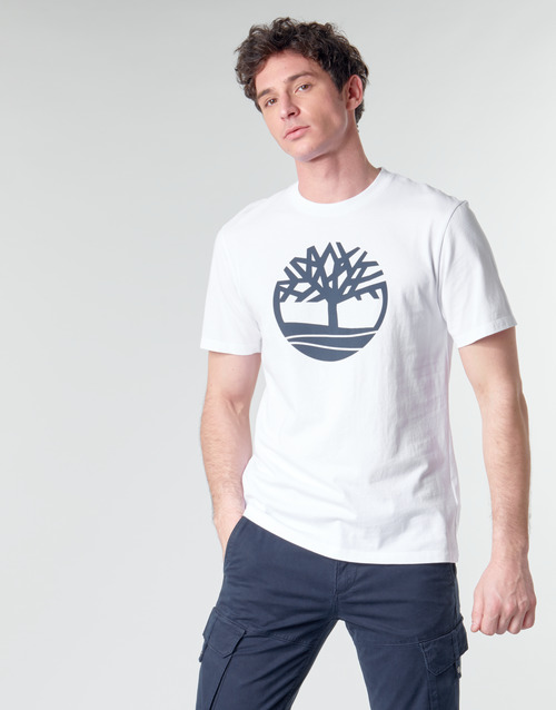 Timberland - SS KENNEBEC RIVER BRAND TREE TEE Blanco