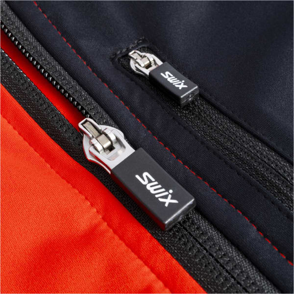 Veste ski de fond SWIX FOCUS WIND JACKET FIERY RED/BLACK