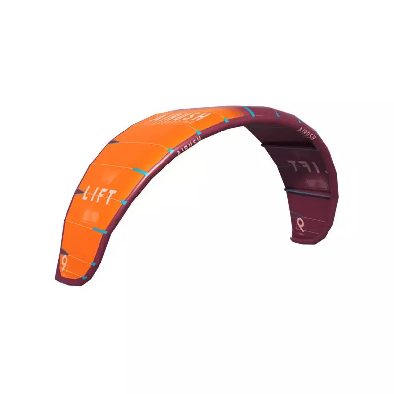 Aile kitesurf AIRUSH Lift V3 2024 Red and Orange