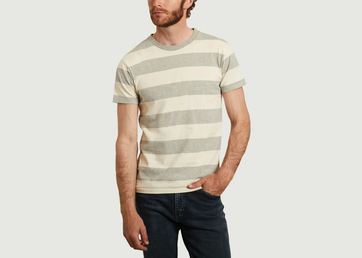 T-shirt à rayures Velva Sheen