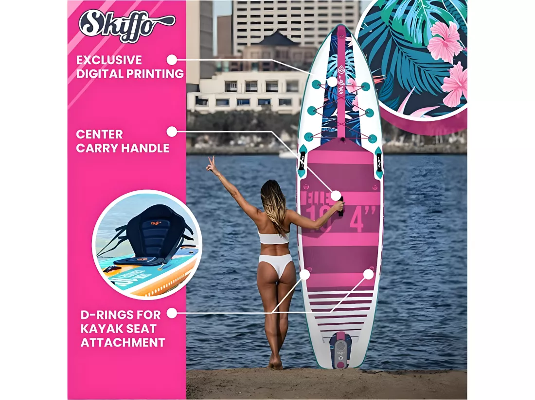 SUP Paddle Gonflable Elle Skiffo 10'4 - 315x79x13cm(10'4