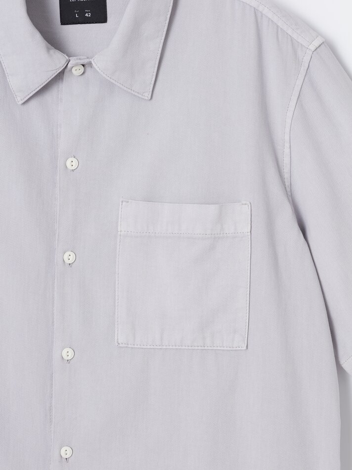 Camisa jeans oversized - Malva