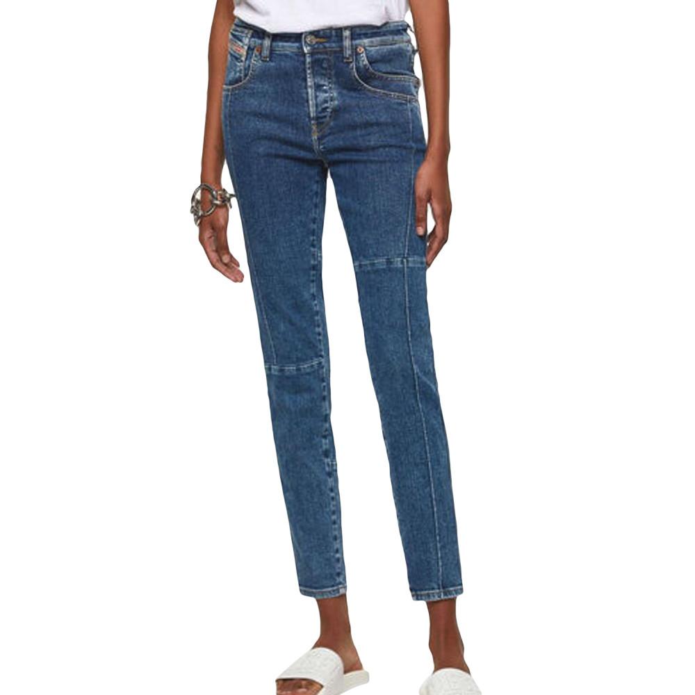 Diesel Jean Slim Taille Haute bleu Femme Diesel Babhila