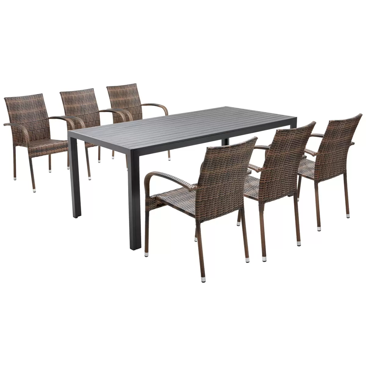 Ondega Gartentisch Milano Schwarz