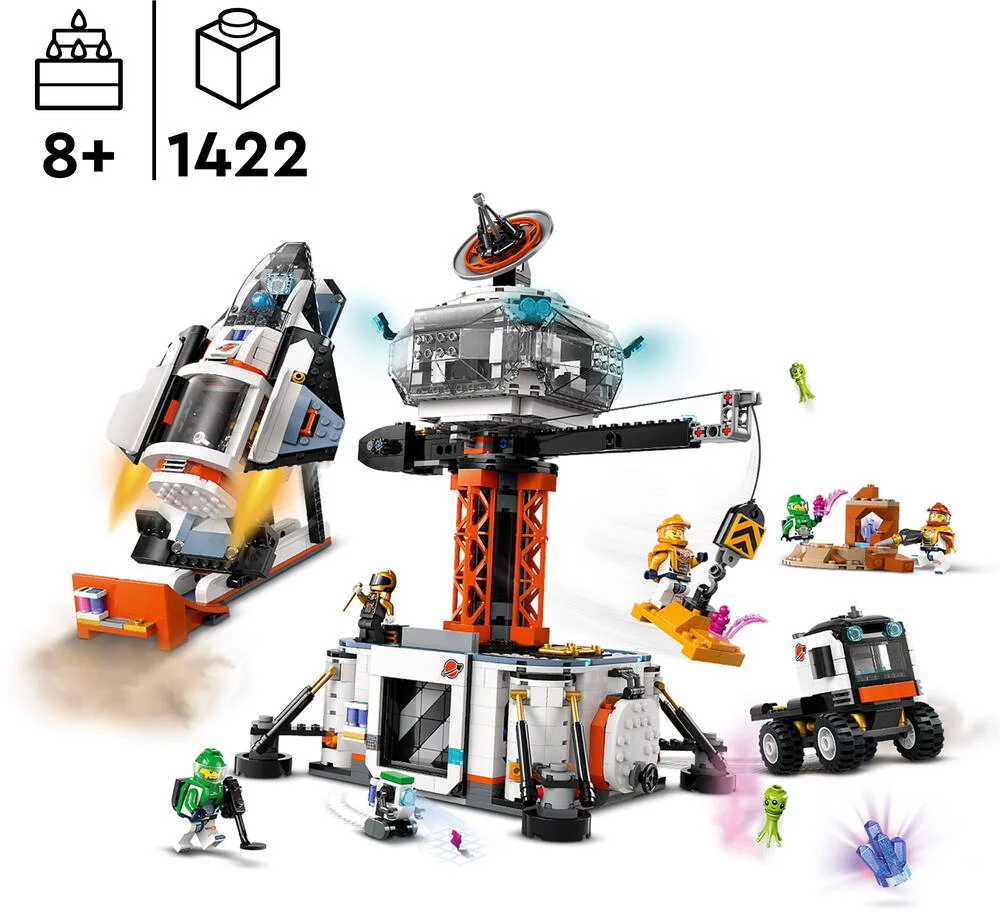 LEGO®CITY 60434 - LA STATION SPATIALE ET LA BASE DE LANCEMENT DE FUSEES