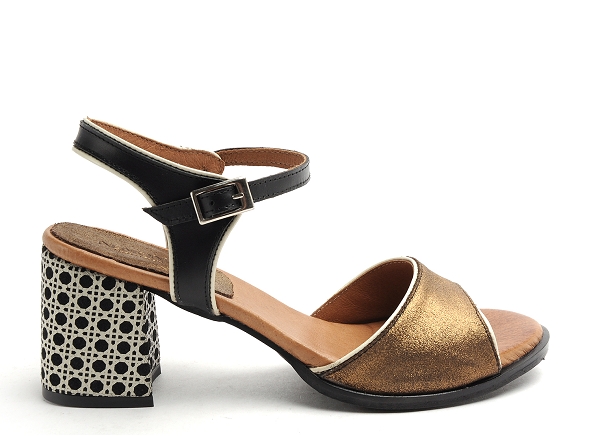 Nemonic nu pieds talons femme 2119 bronze
