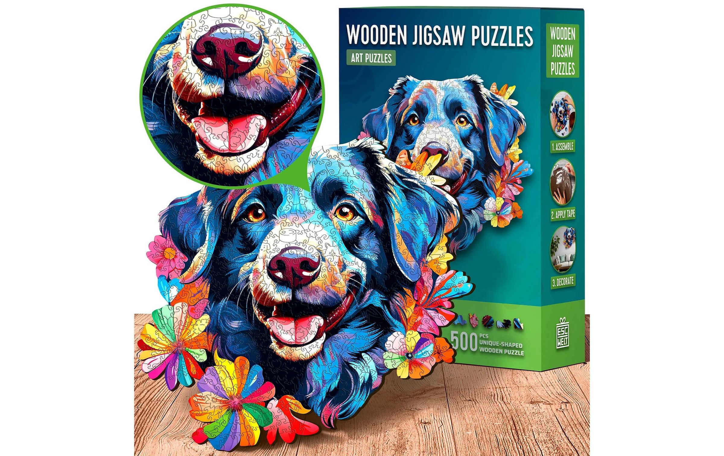 Puzzle »Escape Welt Hund«
