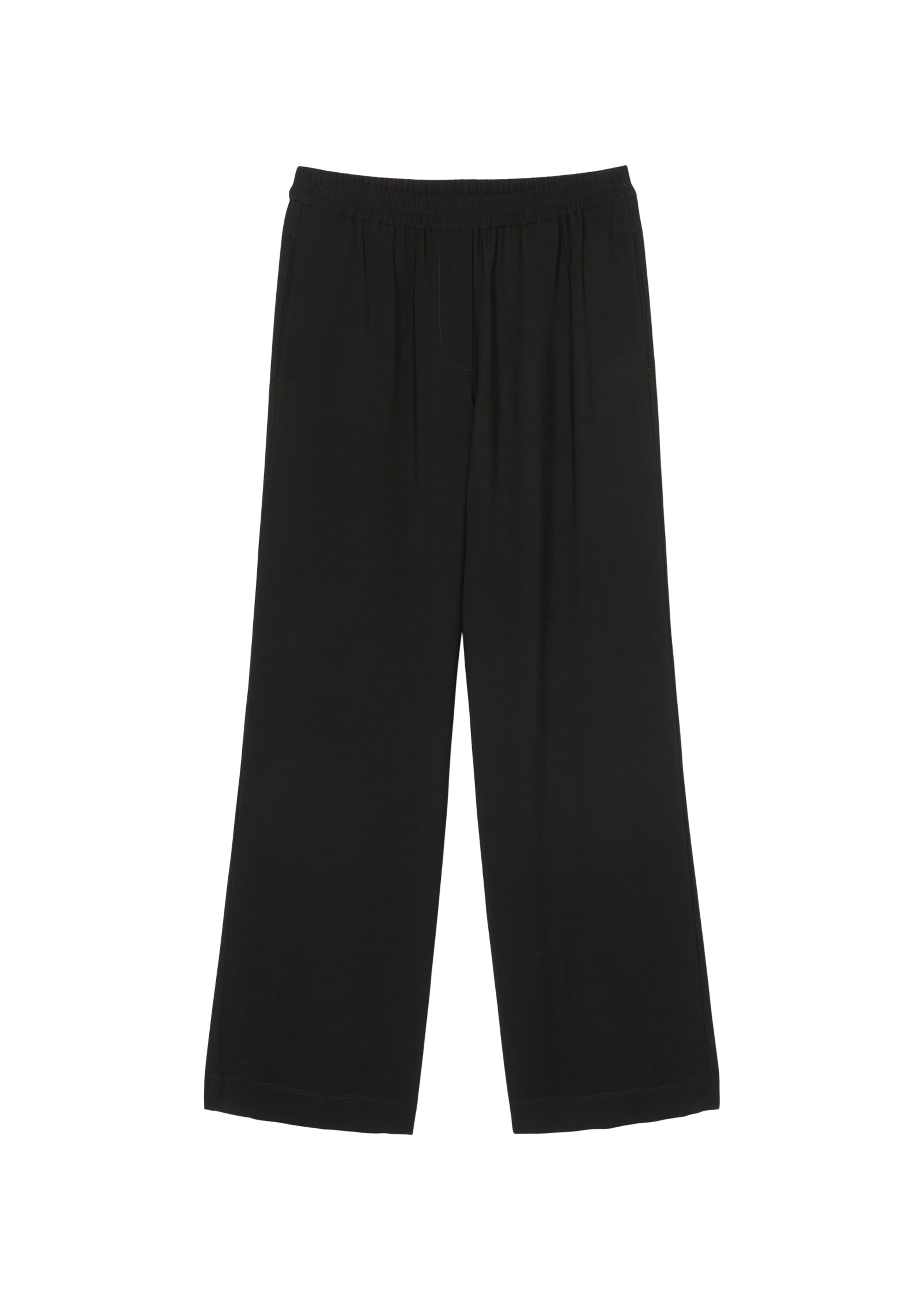 Wide Leg Pants mit Gummibund aus LENZING™ ECOVERO™