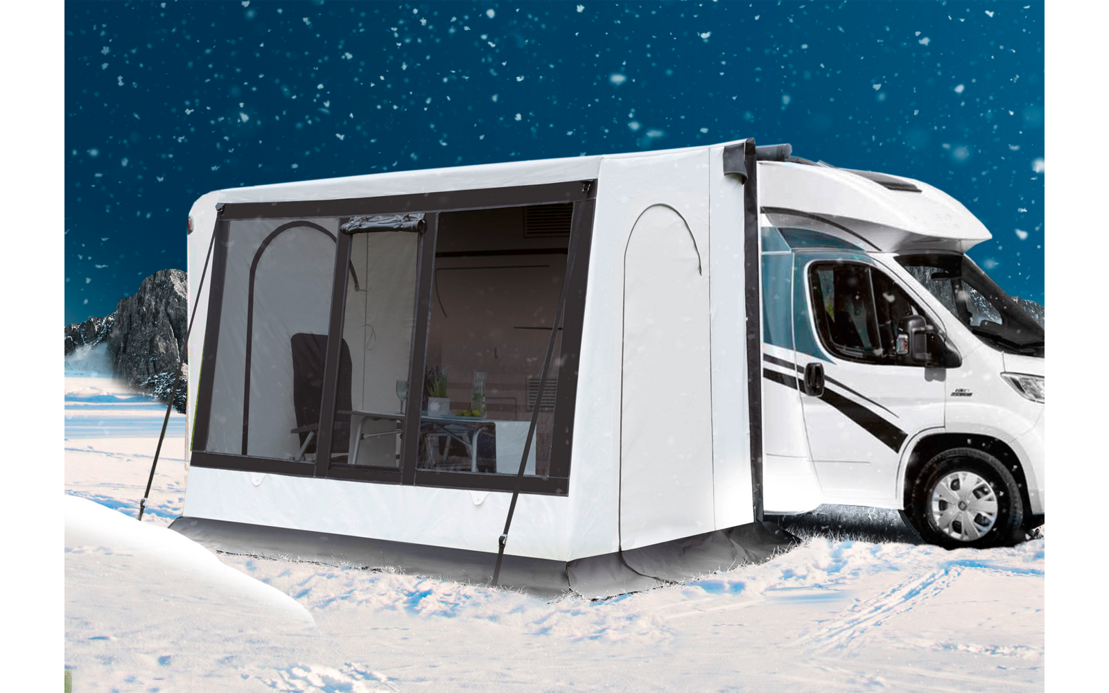 Wigo Inuit Blizzard Wintervorzelt 250 Anbauhöhe 250 - 268 cm