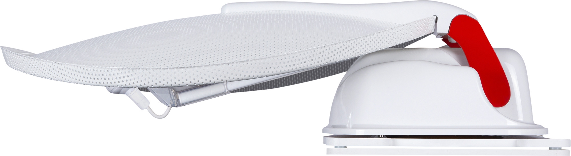 Alden AS2@ 80 HD Ultrawhite vollautomatische Satellitenanlage inklusive LTE Antenne und A.I.O. Smart TV mit integriertem Receiver und Antennensteuerung 24 Zoll