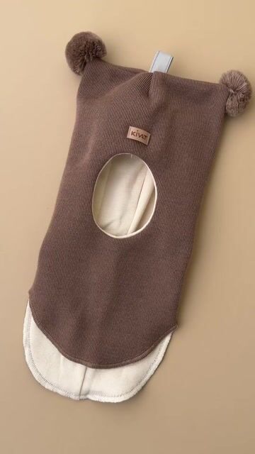 Balaclava Ull m/ Bomullsjersey fôr og Vindstopper | Ubehandlet Ull