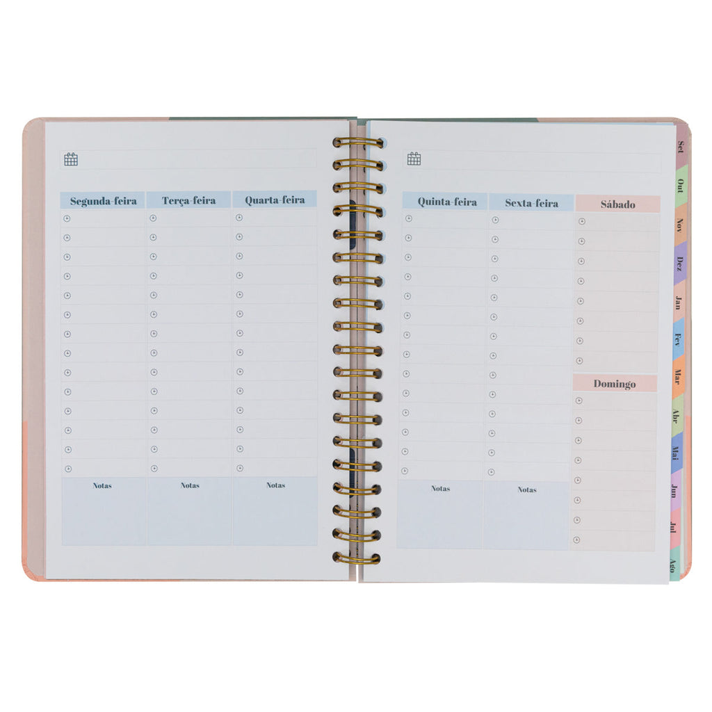 Agenda Office 24/25 Semanal Extra Grande - Sonha em Grande e Disfruta em Gigante