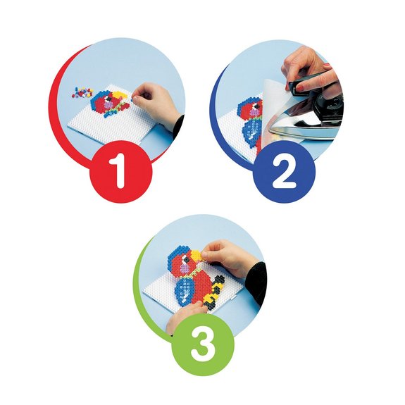 Sachet 1000 perles midi pêche