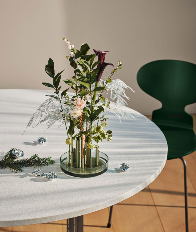 Fritz Hansen Ikeru vaas low Forest Green
