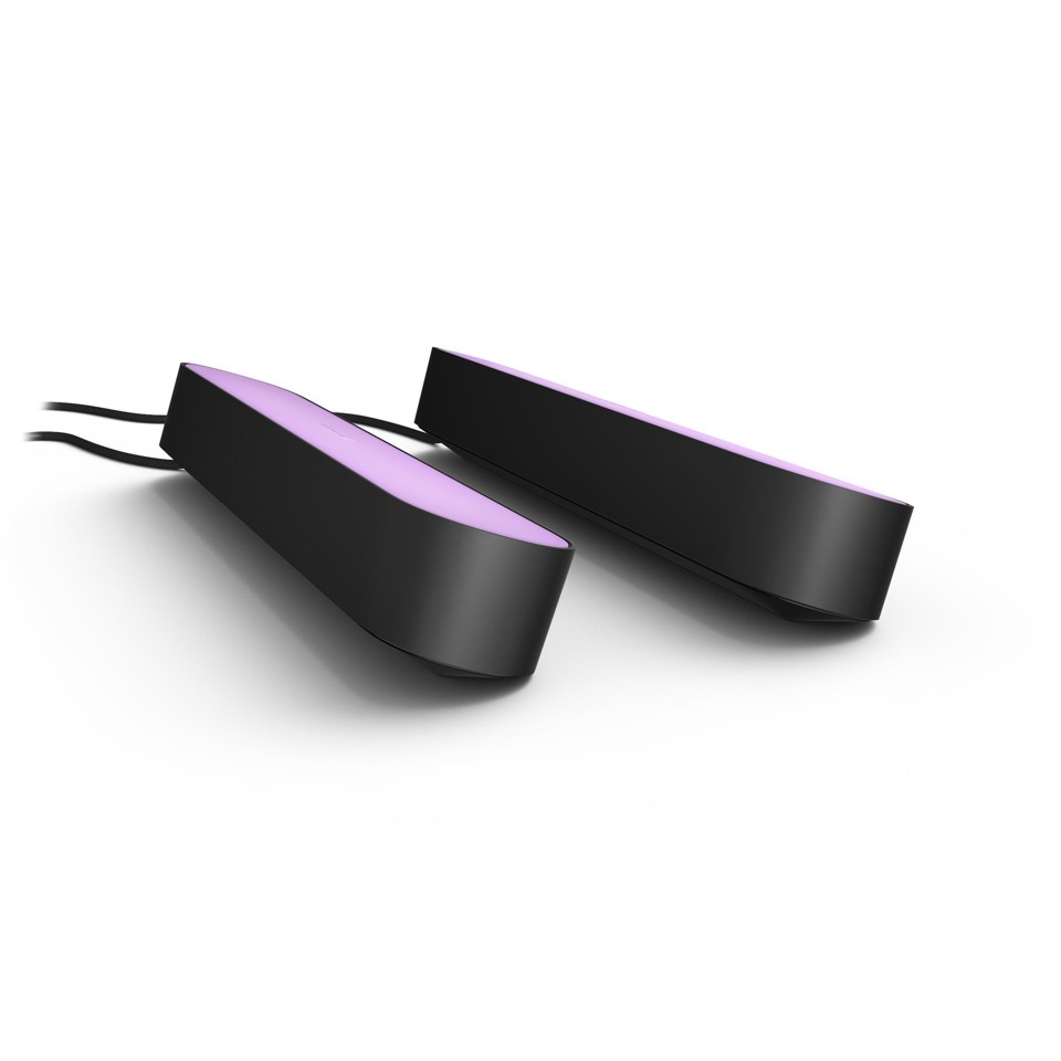 Philips Hue - Play Light Bar 2-Pack & Extension - Black - Bundle