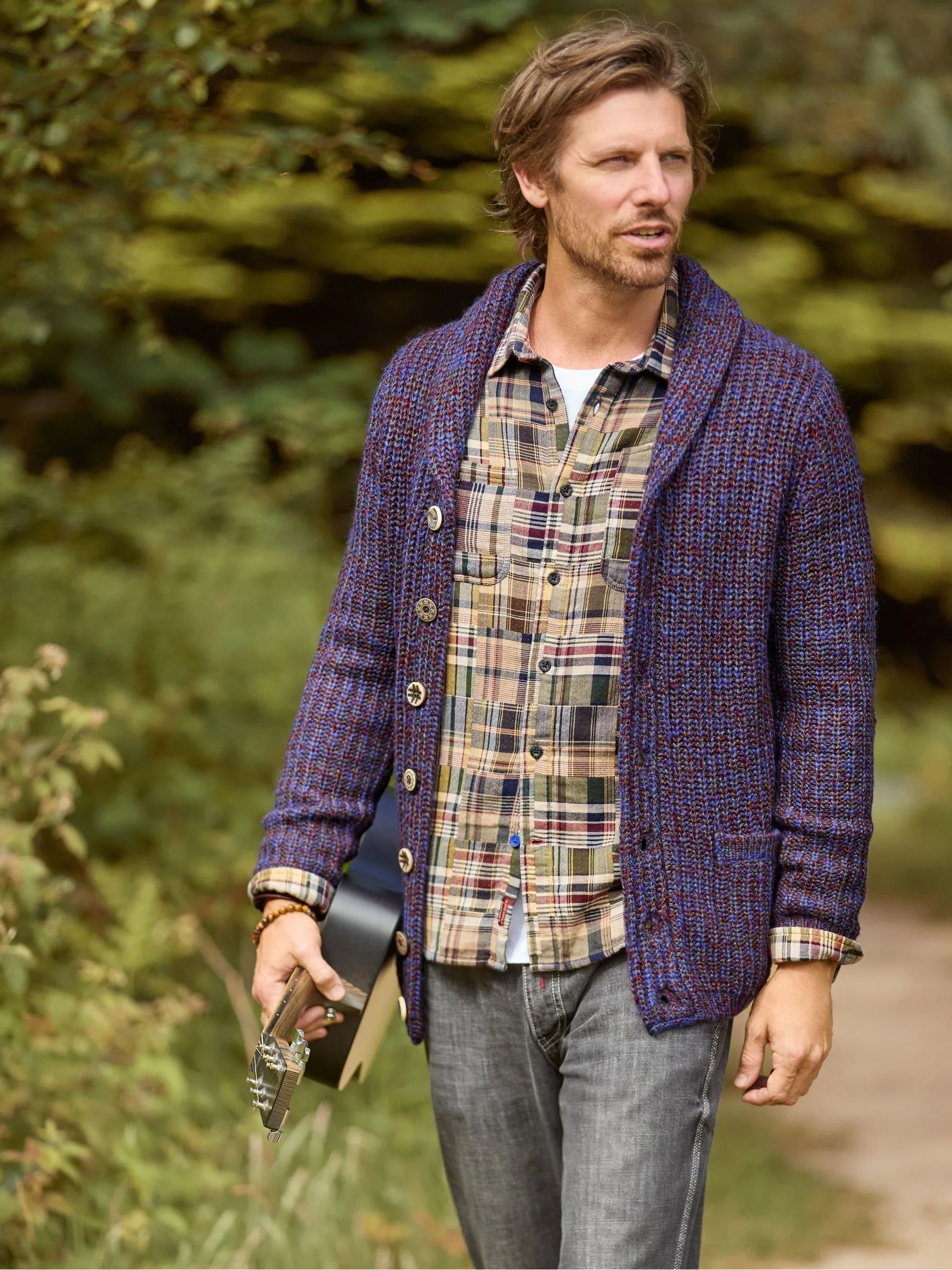 Paars - Joe Browns Reel Shawl Cardigan