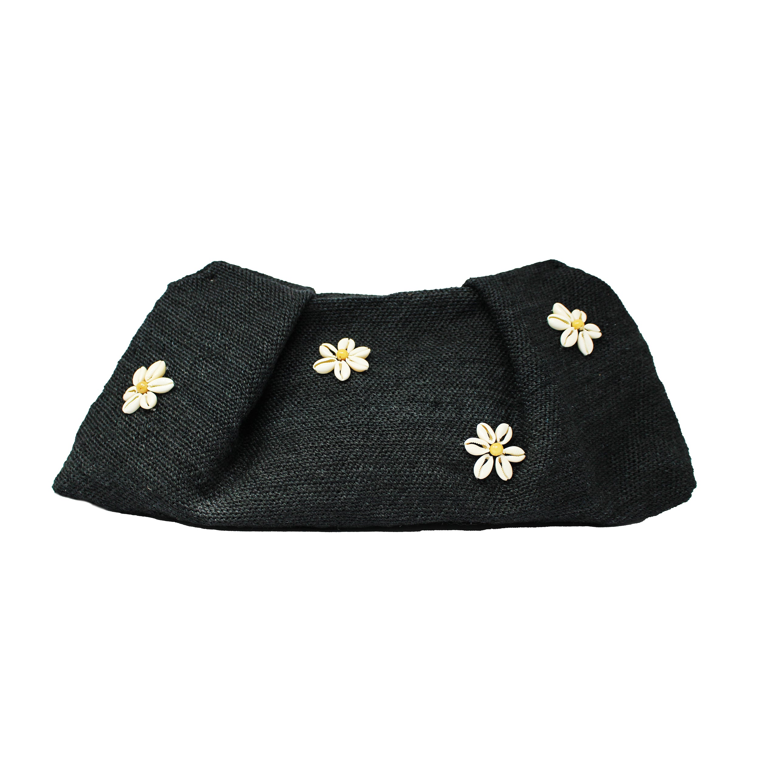 Pochette Maxi en sisal avec coquillages