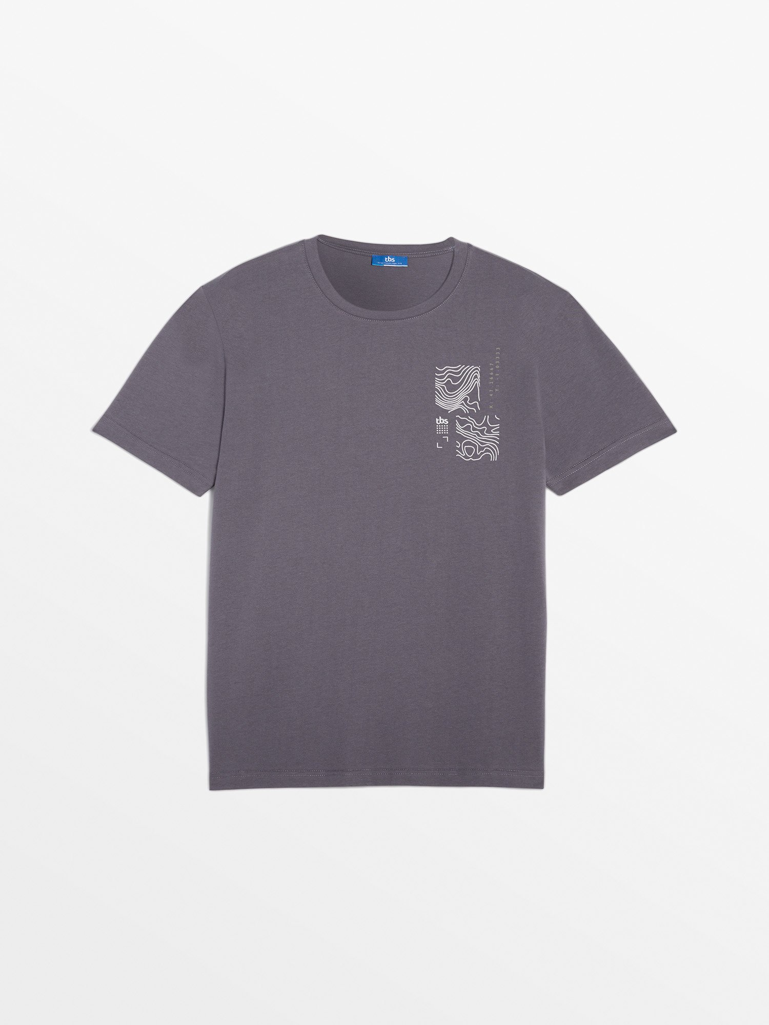 Tee Shirt Homme Coton Biologique Gris