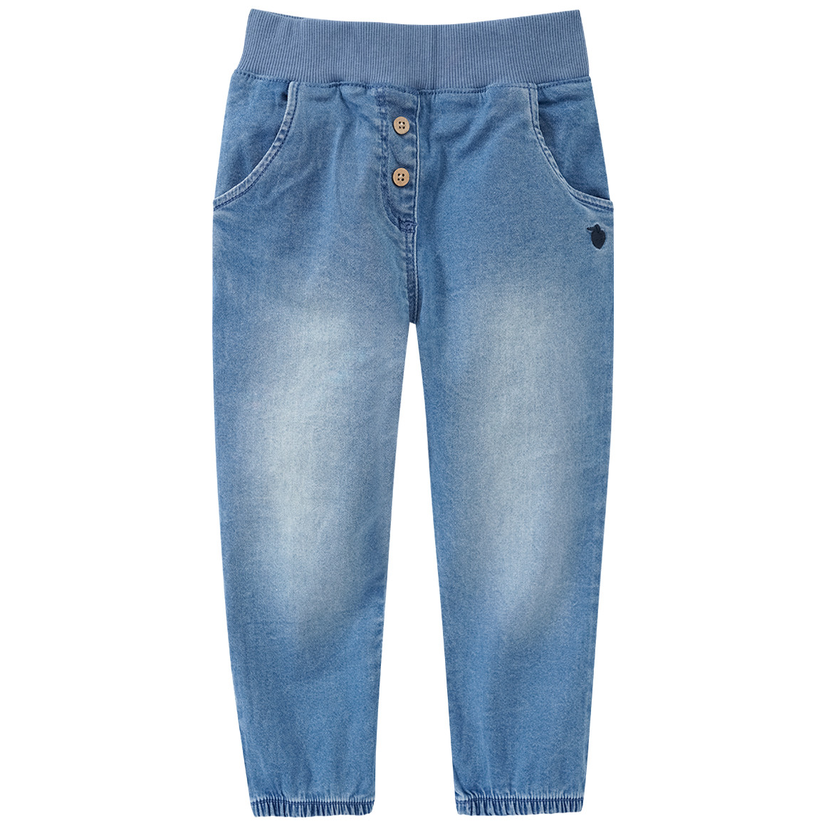 Topomini Baby Jeans mit Schlupfbund hellblau