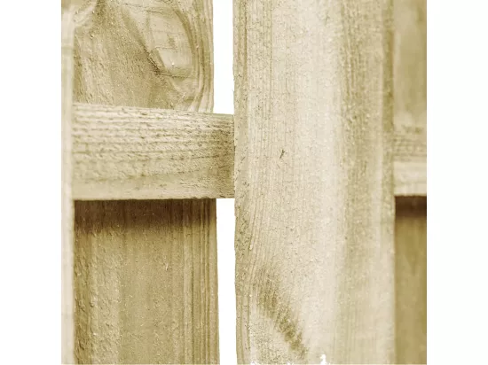 Portail de jardin bois de pin imprégné 100x75 cm