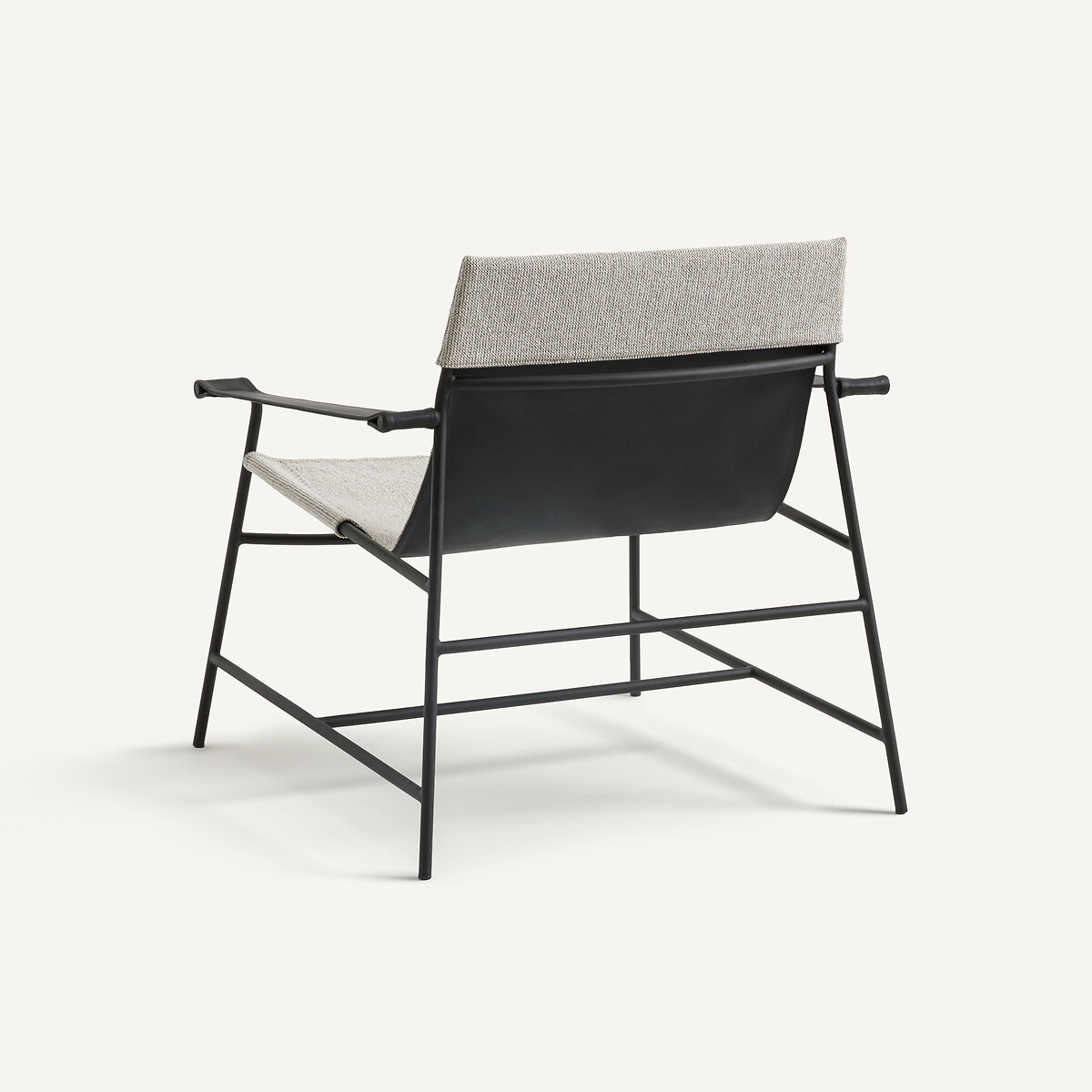 AM.PM<br>Poltrona bimaterial em aço e metal, Alonzo