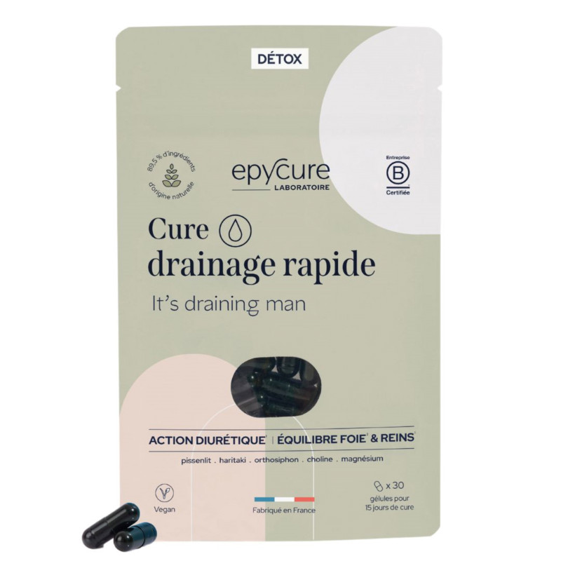 Epycure Laboratoire Cure drainage rapide 15 jours