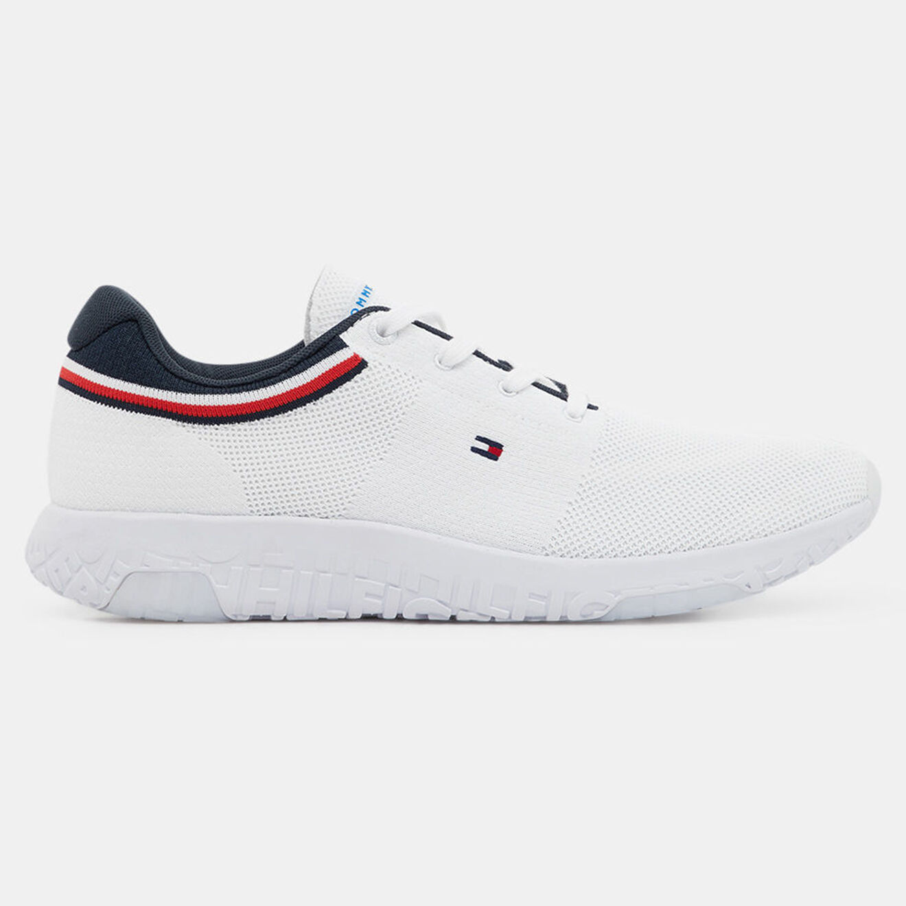 Tommy Hilfiger Baskets running Knit Bandeau blanches