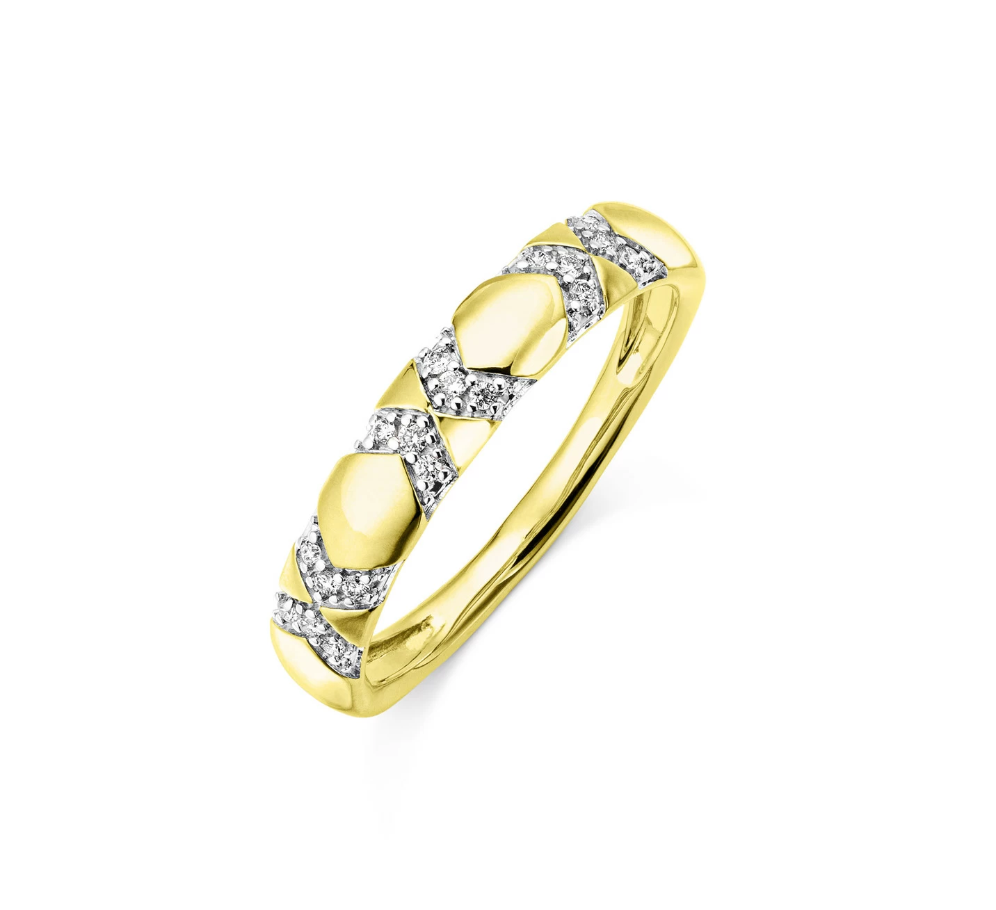 Edel im Design: Brillant-Damenring