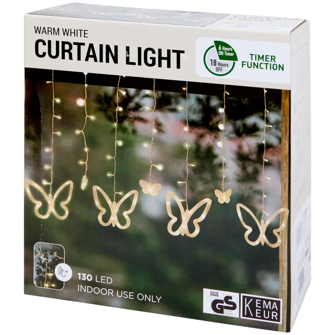 Lichtgordijn 130 leds | diverse varianten