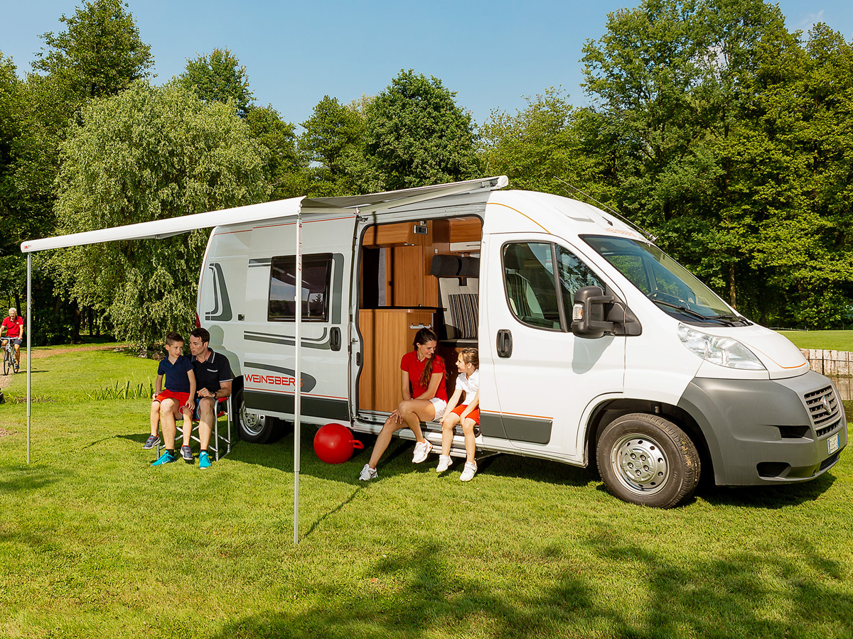 Fiamma F80s Deep Black 450 Royal Grey cassetteluifel
