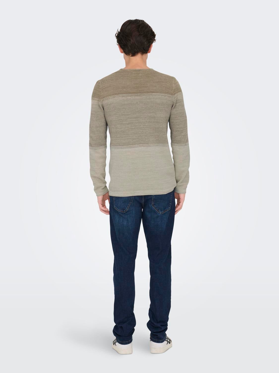 ONSPANTER Pullover Chinchilla