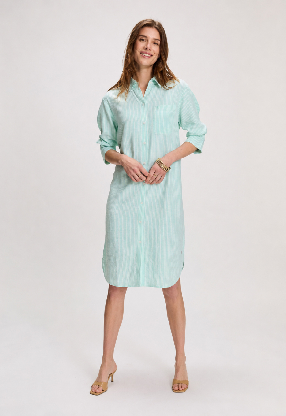 Silvercreek Loviene Midi Jurk