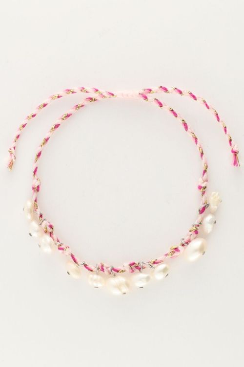 Island armband met parels