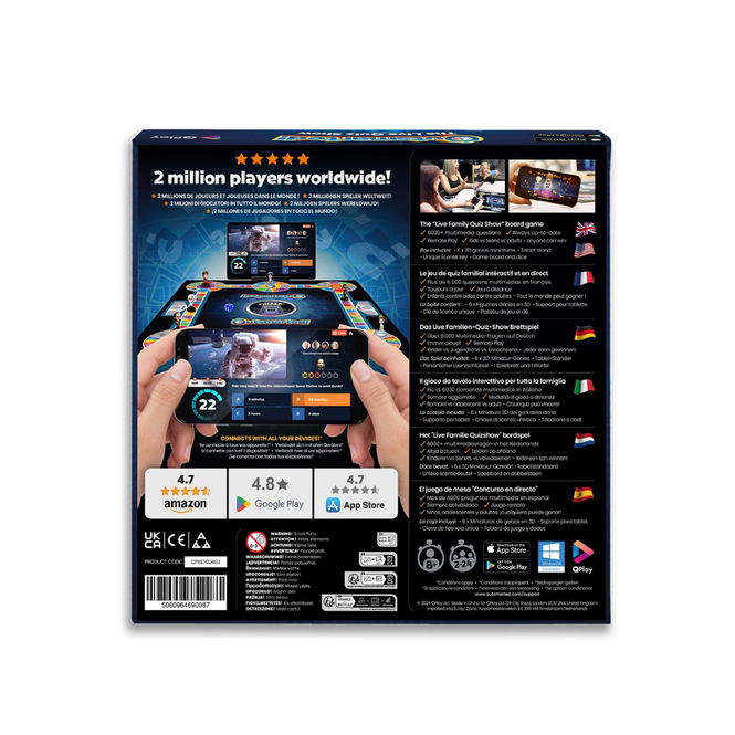 Outsmarted! - The Live Quiz Show - Interaktives Brettspiel