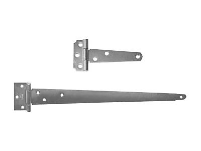 Penture anglaise acier zingué blanc Afbat 75 mm