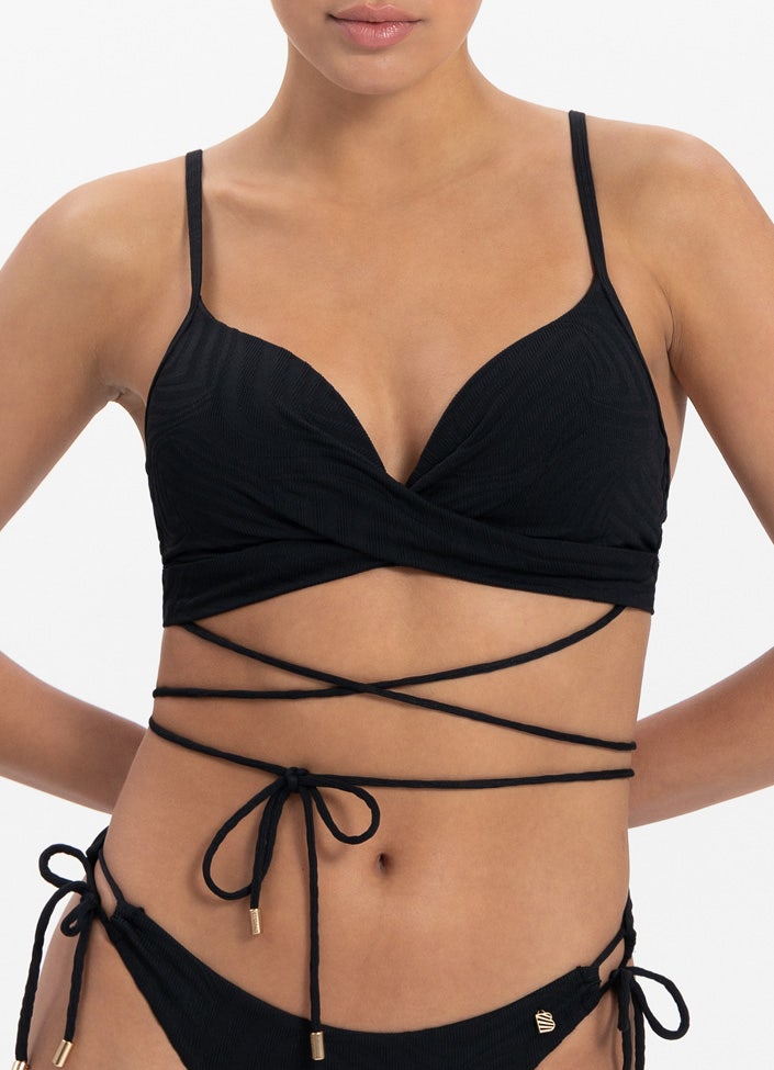 Beachlife  Black Swirl Top