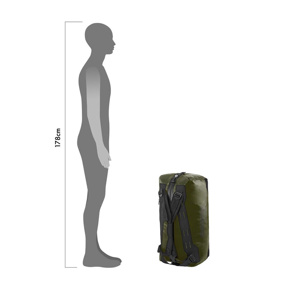 Ortlieb DUFFLE 60L - Sac de voyage olive/black