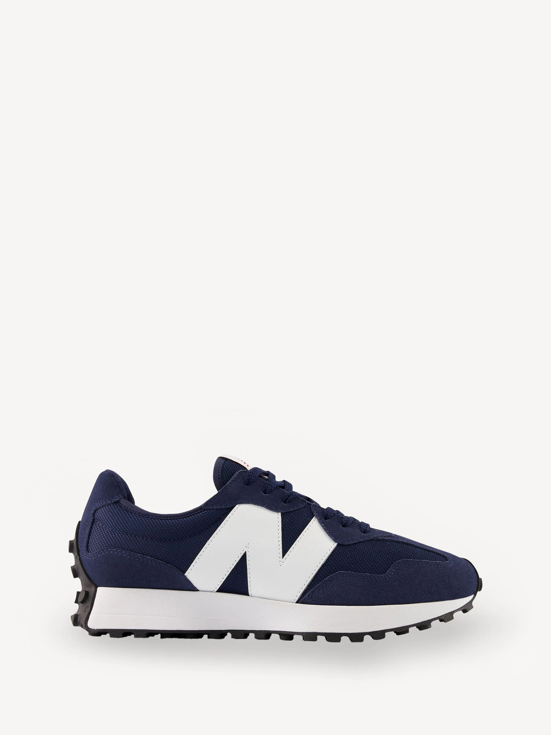 Marineblauw/wit - New Balance 327 herenslippers