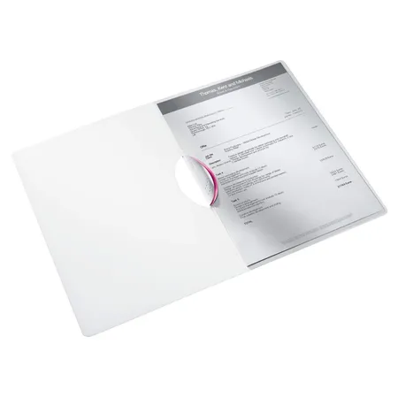 Leitz Klemmhefter WOW ColorClip, A4, für 30 Blatt, Pink Metallic