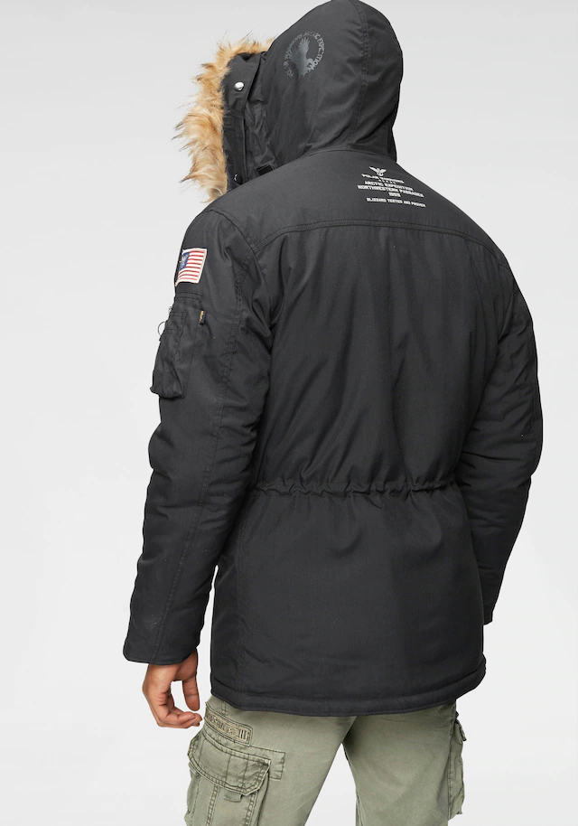 Alpha Industries Parka »POLAR JACKET« mit Kapuze