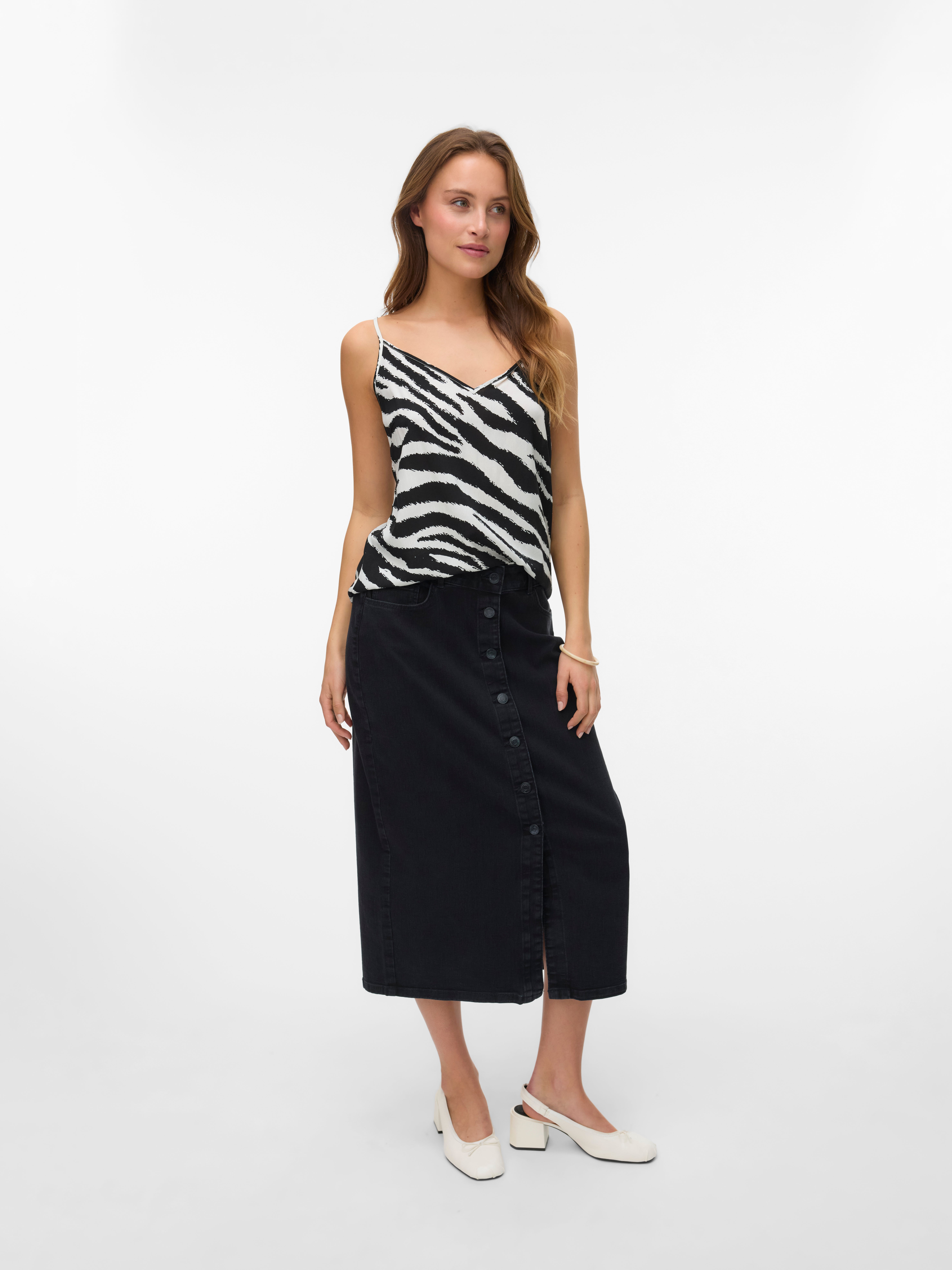 VMNATTY Mid waist Midi-rok