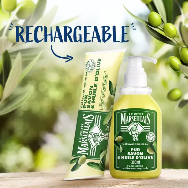 Le Petit Marseillais Sabonete Puro e Gel para Lavar as Mãos com Azeite 300ml