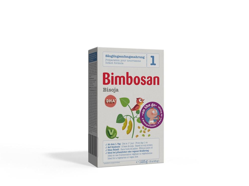 BIMBOSAN Bisoja 1 Säuglingsanfangsnahrung Plv Reiseportion Btl 25 g