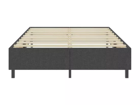 Sommier tapissier Gris Tissu 160 x 200 cm