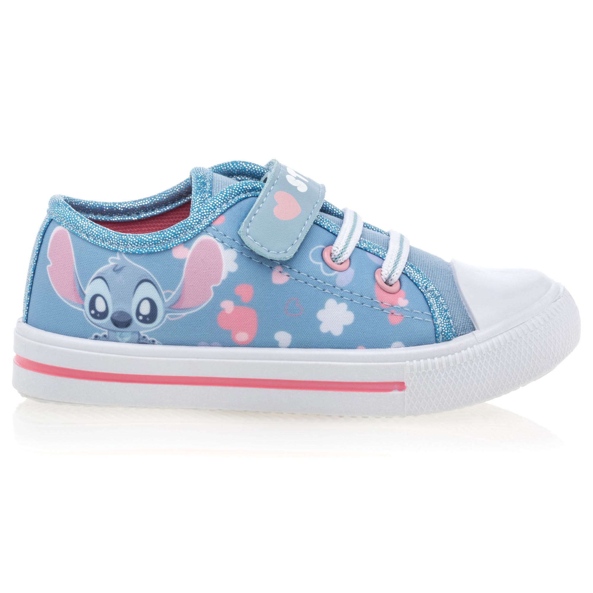 Baskets en toile Fille bleu